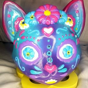 Sugar Skull Day Of The Dead Dia De Los Muertos Halloween Swarovski